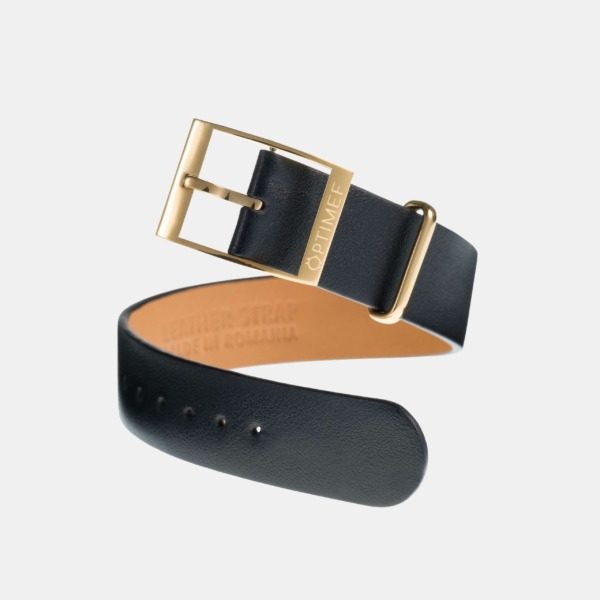 Optimef Victoria black leather