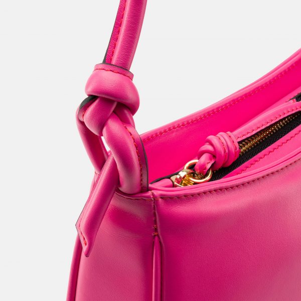 OPTIMEF Knot Bag Hot Pink
