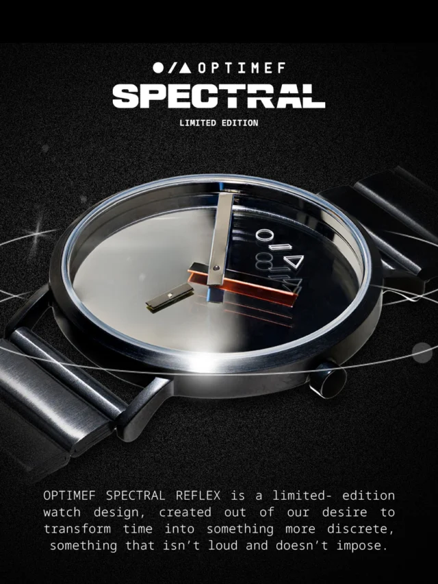Everything you need to know about our limited edition Spectral Reflex watch • Only a few left • optimef.com